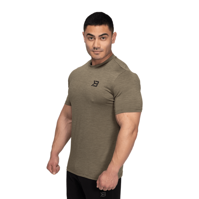 Better Bodies Essex stripe tee Washed Green