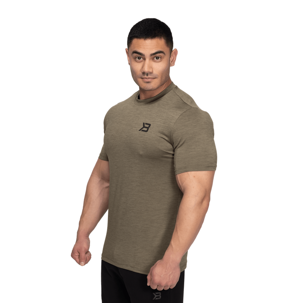 Better Bodies Essex stripe tee Washed Green