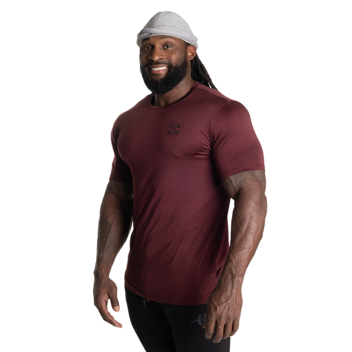 Better Bodies Essex stripe tee Maroon