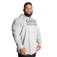 Gasp Longsleeve Thermal Hoodie Grey Melange