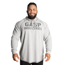 Gasp Longsleeve Thermal Hoodie Grey Melange