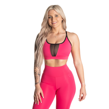 Better Bodies Highbridge Mesh Bra, Hot Pink