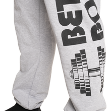 Better Bodies Stanton Sweatpants V2, Light Grey Melange Long length