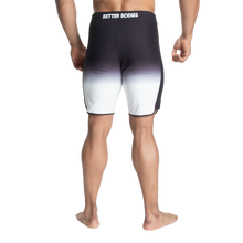 Better Bodies Tapered Board Shorts, Black/White