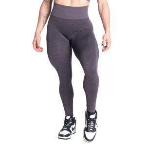 Better Bodies Curve Scrunch Leggings, Black Melange