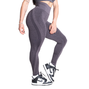 Better Bodies Curve Scrunch Leggings, Black Melange