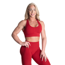 Better Bodies Scrunch Sports Bra, Chili Red