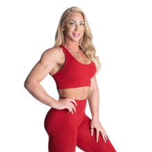 Better Bodies Scrunch Sports Bra, Chili Red