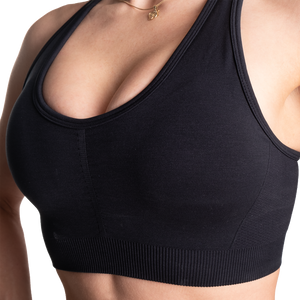 Better Bodies Scrunch Sports Bra, Black