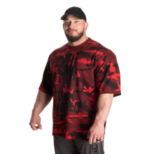 Gasp Thermal Skull Tee, Red Camo