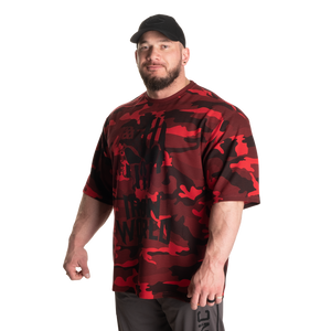 Gasp Thermal Skull Tee, Red Camo