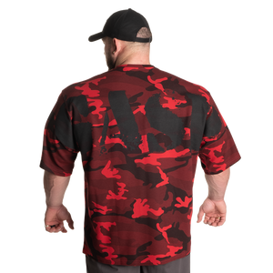 Gasp Thermal Skull Tee, Red Camo