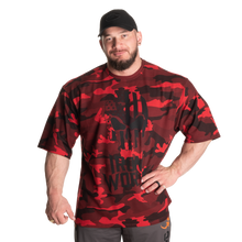 Gasp Thermal Skull Tee, Red Camo