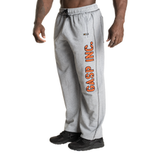 Gasp Vintage Division Sweatpants, Light grey melange/flame