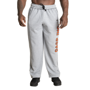 Gasp Vintage Division Sweatpants, Light grey melange/flame