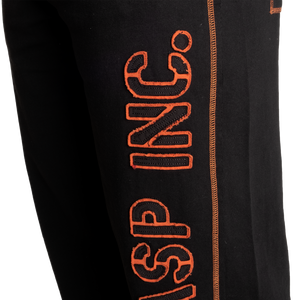 Gasp Vintage Division Sweatpants, Black/Flame