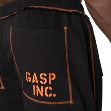 Gasp Vintage Division Sweatpants, Black/Flame