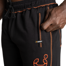 Gasp Vintage Division Sweatpants, Black/Flame