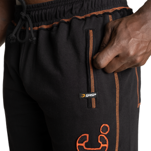 Gasp Vintage Division Sweatpants, Black/Flame