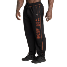 Gasp Vintage Division Sweatpants, Black/Flame