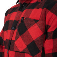 Gasp Heavy flannel shirt, Red/Black