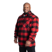 Gasp Heavy flannel shirt, Red/Black