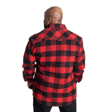 Gasp Heavy flannel shirt, Red/Black