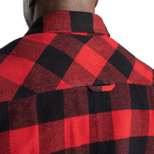 Gasp Heavy flannel shirt, Red/Black