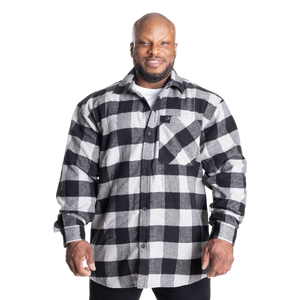 Gasp Heavy flannel shirt, Black/Grey