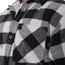 Gasp Heavy flannel shirt, Black/Grey