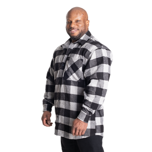 Gasp Heavy flannel shirt, Black/Grey