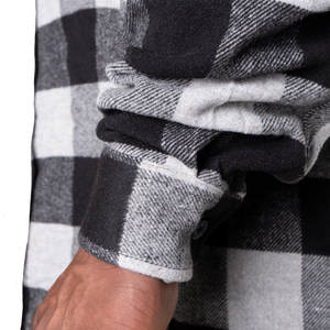 Gasp Heavy flannel shirt, Black/Grey