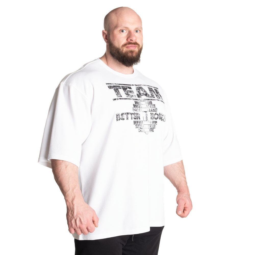 Better Bodies Team Iron Thermal Tee, White