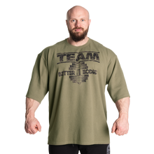 Better Bodies Team Iron Thermal Tee,Washed Green