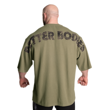 Better Bodies Team Iron Thermal Tee,Washed Green