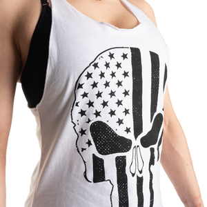 Better Bodies Skull Bowery Tank, White