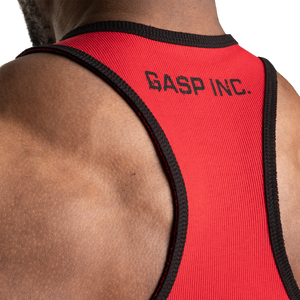 Gasp Ribbed T-Back Chili Red