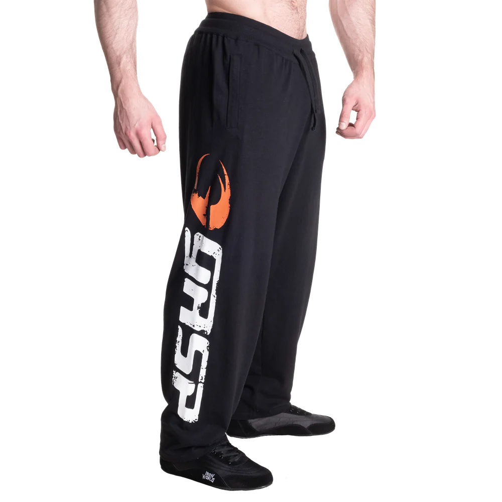 Gasp Sweat Pants Black/White Long Length