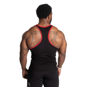 Better Bodies Dumbbell T-Back, Black/Red