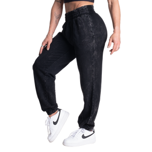 Better Bodies Acid Washed Sweatpants, Acid washed black