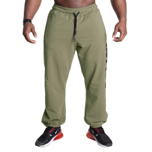 Better Bodies Stanton Sweatpants V2, Washed Green Long length