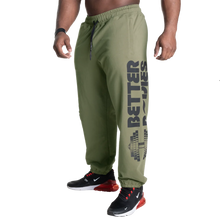 Better Bodies Stanton Sweatpants V2, Washed Green Regural length