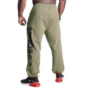 Better Bodies Stanton Sweatpants V2, Washed Green Long length