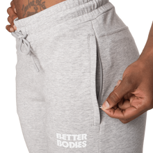 Better Bodies Empire Soft Joggers, Light Grey Melange