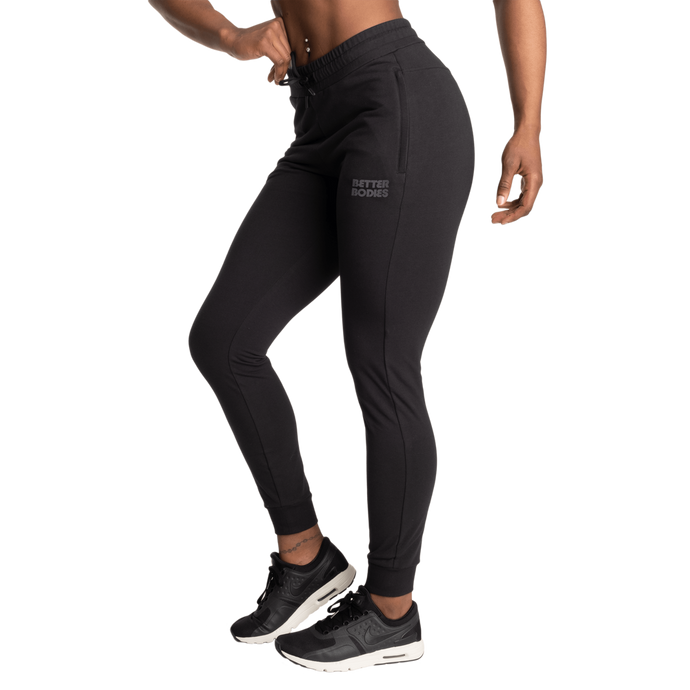 Better Bodies Empire Soft Joggers, Black