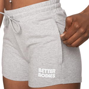 Better Bodies Empire Soft Shorts, Light Grey Melange