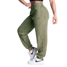 Better Bodies Acid Washed Sweatpants, Acid washed green