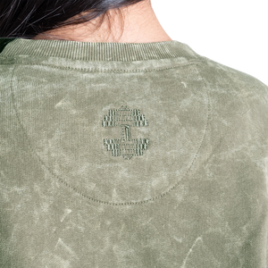 Better Bodies Acid Washed Sweater, Acid washed green