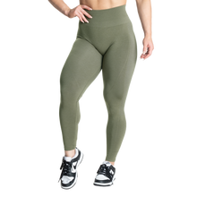 Better Bodies Scrunch Leggings, Washed Green