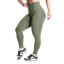 Better Bodies Scrunch Leggings, Washed Green